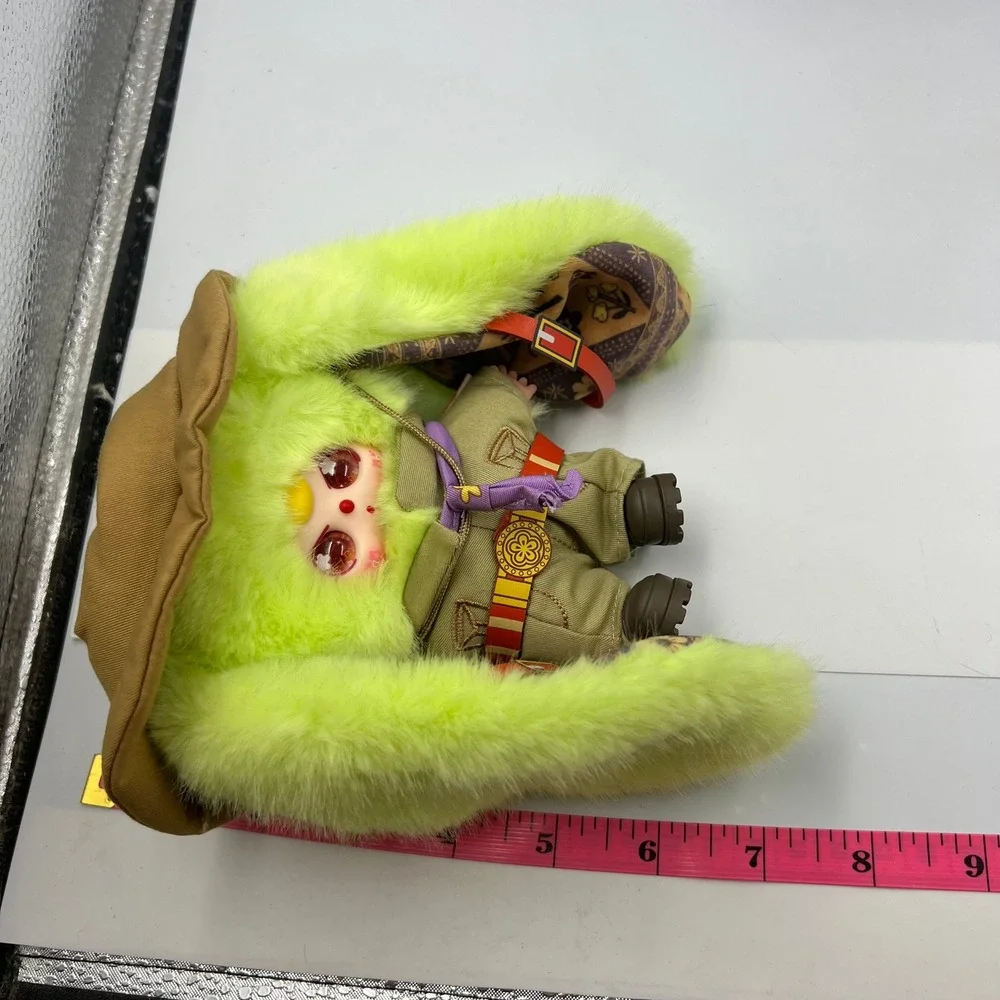 Baby Three Thailand Exclusive Green Explorer Plush Hangcard Figure No Box